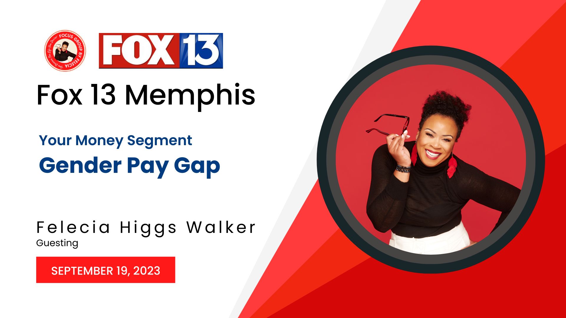 Fox 13 Memphis - September 19, 2023 guesting - The Focus Group by Felecia